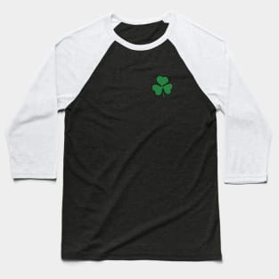 Small Green Shamrock Baseball T-Shirt